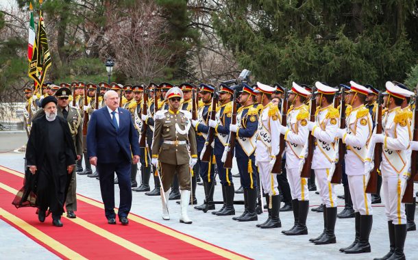 استقبال رسمی رئیس جمهور ایران از رئیس جمهور بلاروس